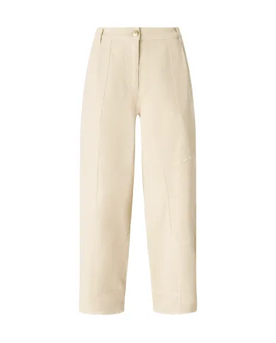 PINKO Pantaloni Donna 105533 A2QU PECORINO AI 25/26 cotone stile balloon C27 SABBIA SBIAN PINKO Pantaloni Donna 105533 A2QU PECORINO AI 25/26 cotone stile balloon C27 SABBIA SBIAN