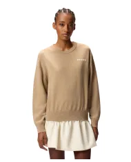 PINKO Maglia Donna 105561 A2SI MARTINICA AI 25/26 lana con maxi logo applicato sul retro MZ2 CAMMELLO