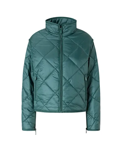 PINKO Giacca Donna 105615 A2TF GNOCCHI AI 25/26 nylon trapuntato in tela tecnica X73 verde ponderosa PINKO Giacca Donna 105615 A2TF GNOCCHI AI 25/26 nylon trapuntato in tela tecnica X73 verde ponderosa