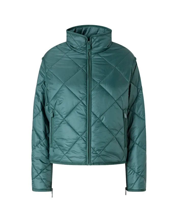 PINKO Giacca Donna 105615 A2TF GNOCCHI AI 25/26 nylon trapuntato in tela tecnica X73 verde ponderosa PINKO Giacca Donna 105615 A2TF GNOCCHI AI 25/26 nylon trapuntato in tela tecnica X73 verde ponderosa