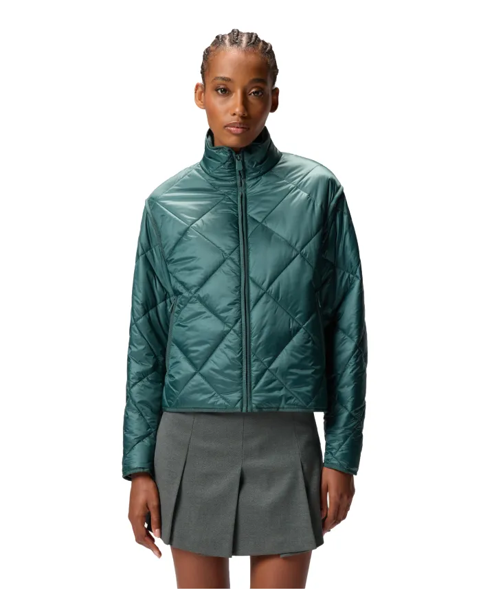 PINKO Giacca Donna 105615 A2TF GNOCCHI AI 25/26 nylon trapuntato in tela tecnica X73 verde ponderosa PINKO Giacca Donna 105615 A2TF GNOCCHI AI 25/26 nylon trapuntato in tela tecnica X73 verde ponderosa