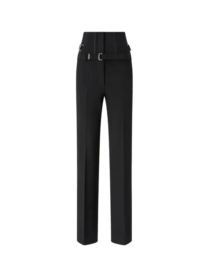 PINKO Pantalone Donna 105654 A2QV PIADINA AI 25/26 bustier con cinturini Z99B NERO LIMOUSINE PINKO Pantalone Donna 105654 A2QV PIADINA AI 25/26 bustier con cinturini Z99B NERO LIMOUSINE