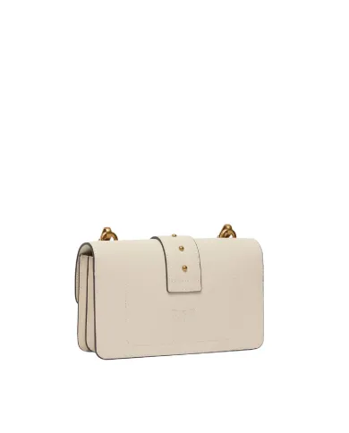 PINKO Borsa Donna 105856 A0F1 LOVE BAG ONE MINI AI 25/26 in pelle con tracolla rimovibile Z14Q BIANCO SETA PINKO Borsa Donna 105856 A0F1 LOVE BAG ONE MINI AI 25/26 in pelle con tracolla rimovibile Z14Q BIANCO SETA