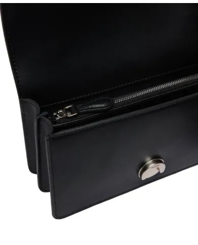 PINKO Borsa Donna 105856 A0F1 LOVE BAG ONE MINI AI 25/26 in pelle con tracolla rimovibile Z99O NERO-OLD silver PINKO Borsa Donna 105856 A0F1 LOVE BAG ONE MINI AI 25/26 in pelle con tracolla rimovibile Z99O NERO-OLD silver