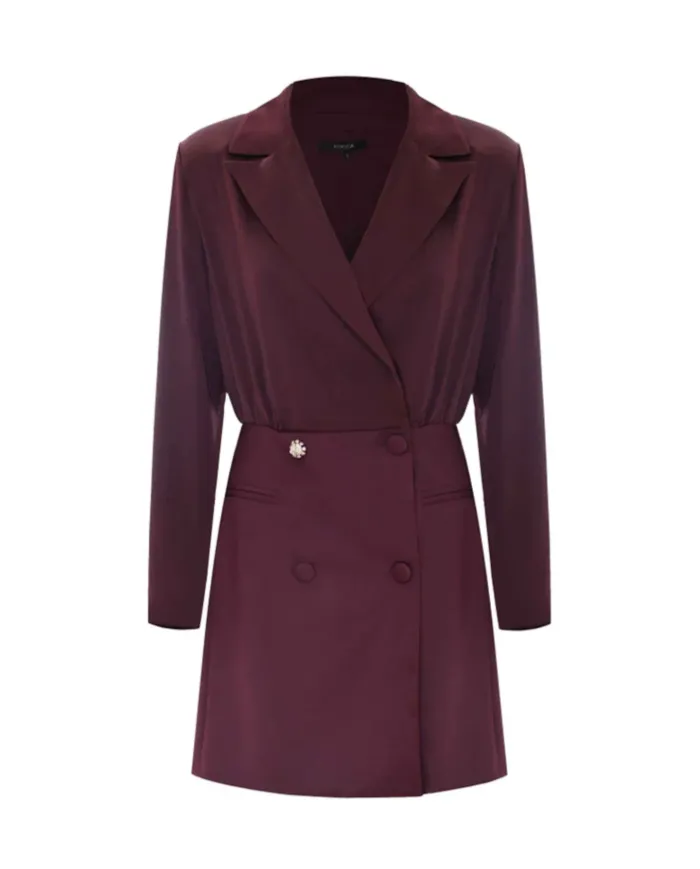 KOCCA Abito Donna A25PAB7778ABUN2487 FILIBERT AI 25/26 viscosa stile blazer con gonna 83310 PRUGNA KOCCA Abito Donna A25PAB7778ABUN2487 FILIBERT AI 25/26 viscosa stile blazer con gonna 83310 PRUGNA