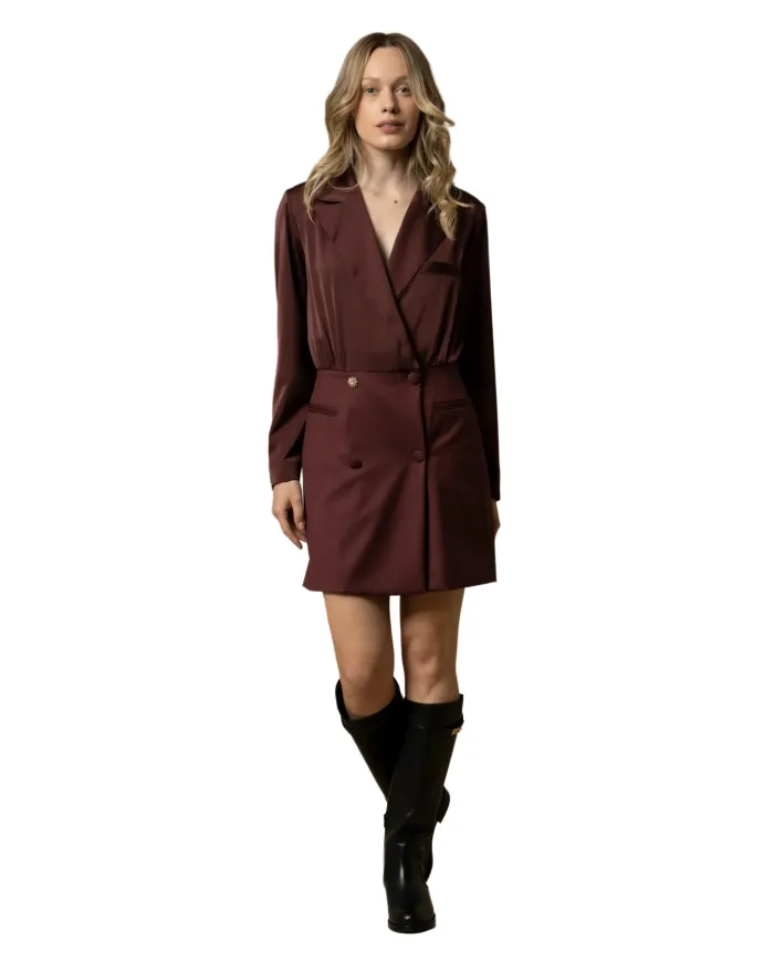 KOCCA Abito Donna A25PAB7778ABUN2487 FILIBERT AI 25/26 viscosa stile blazer con gonna 83310 PRUGNA KOCCA Abito Donna A25PAB7778ABUN2487 FILIBERT AI 25/26 viscosa stile blazer con gonna 83310 PRUGNA