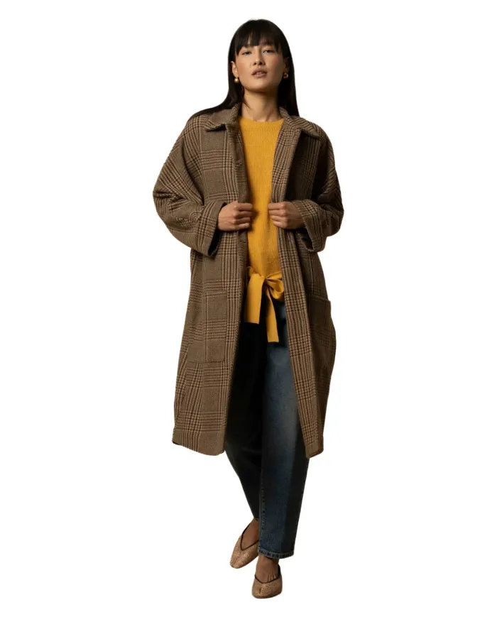 KOCCA Cappotto Donna A25PCA7507ABQD0000 CARIDDI AI 25/26 fantasia Galles con cintura F5009 Fant Verde/Marrone KOCCA Cappotto Donna A25PCA7507ABQD0000 CARIDDI AI 25/26 fantasia Galles con cintura F5009 Fant Verde/Marrone