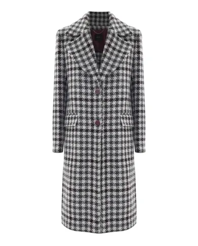 KOCCA Cappotto Donna A25PCA7700ABFA3477 CAMANTO AI 25/26 lana con fantasia tartan F9009 fant. GRIGIO/BORDEAUX KOCCA Cappotto Donna A25PCA7700ABFA3477 CAMANTO AI 25/26 lana con fantasia tartan F9009 fant. GRIGIO/BORDEAUX