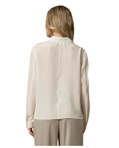 KOCCA Camicia Donna A25PCM7284ABUN0000 CANDRAJ AI 25/26 viscosa in tinta unita 60001 BIANCO KOCCA Camicia Donna A25PCM7284ABUN0000 CANDRAJ AI 25/26 viscosa in tinta unita 60001 BIANCO