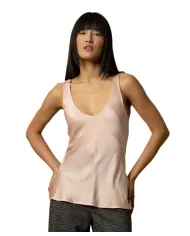 KOCCA Canotta Donna A25PCN7439ABUN0000 HUBALD AI 25/26 viscosa stile basic 10010 ROSA POLVERE