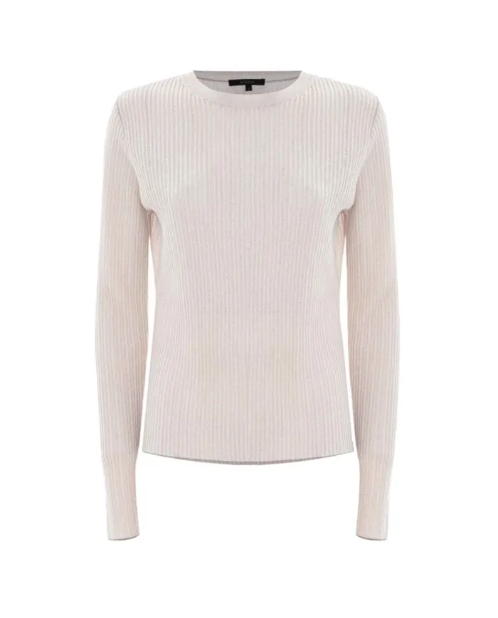 KOCCA Maglia Donna A25PMA7273ABUN0000 MARIALUZ AI 25/26 lana con motivo a costine 40612 ORO KOCCA Maglia Donna A25PMA7273ABUN0000 MARIALUZ AI 25/26 lana con motivo a costine 40612 ORO