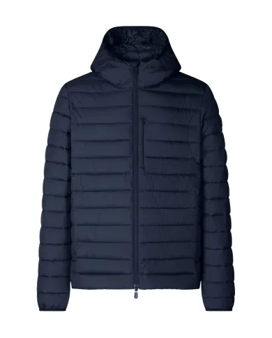 SAVE THE DUCK Piumino Uomo D31273M MIRO21 JUNCUS AI 25/26 slim trapuntato in tinta unita 90010 BLUE BLACK SAVE THE DUCK Piumino Uomo D31273M MIRO21 JUNCUS AI 25/26 slim trapuntato in tinta unita 90010 BLUE BLACK