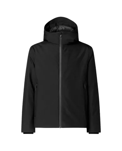 SAVE THE DUCK Giubbotto Uomo D31952M GRIN21 FLYNN AI 25/26 regular con cappuccio waterproof 10000 BLACK SAVE THE DUCK Giubbotto Uomo D31952M GRIN21 FLYNN AI 25/26 regular con cappuccio waterproof 10000 BLACK