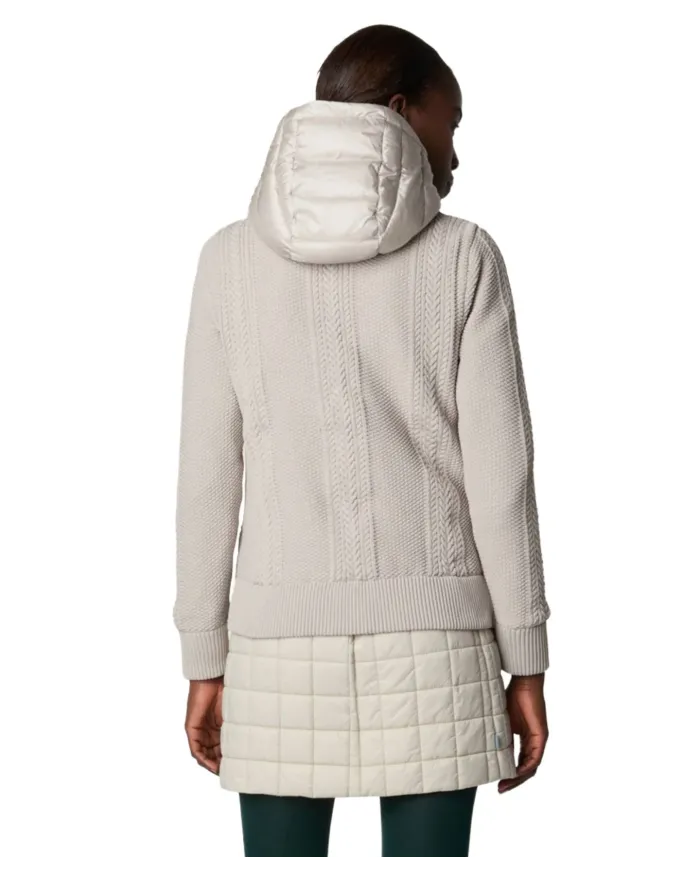 SAVE THE DUCK Piumino Donna D32372W JAMI21 OZMA AI 25/26 con cappuccio e inserti in maglina 40019 RAINY BEIGE SAVE THE DUCK Piumino Donna D32372W JAMI21 OZMA AI 25/26 con cappuccio e inserti in maglina 40019 RAINY BEIGE