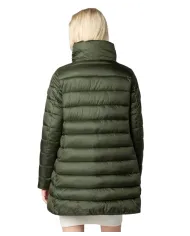SAVE THE DUCK Piumino Donna D43620W IRIS21 LYDIA AI 25/26 regular lungo trapuntato 50023 PINE GREEN