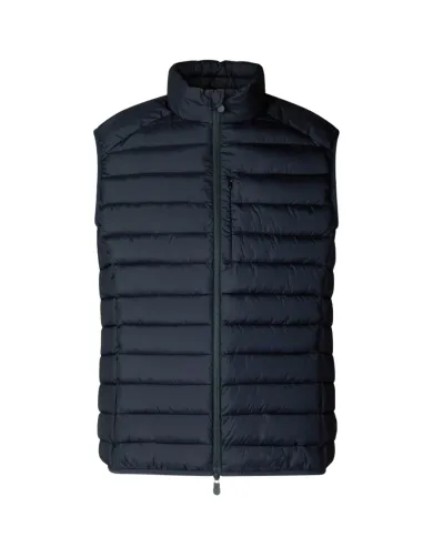 SAVE THE DUCK Gilet Uomo D81272M MIRO21 RHUS AI 25/26 slim trapuntato con taschino 90010 BLUE BLACK SAVE THE DUCK Gilet Uomo D81272M MIRO21 RHUS AI 25/26 slim trapuntato con taschino 90010 BLUE BLACK