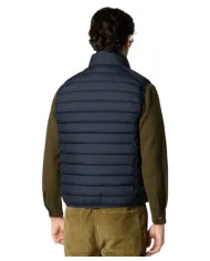SAVE THE DUCK Gilet Uomo D81272M MIRO21 RHUS AI 25/26 slim trapuntato con taschino 90010 BLUE BLACK