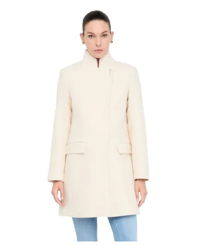 LIU JO Cappotto Donna MF5119J4873 AI 25/26 lana lungo con colletto alto 20304 NATURALE LIU JO Cappotto Donna MF5119J4873 AI 25/26 lana lungo con colletto alto 20304 NATURALE