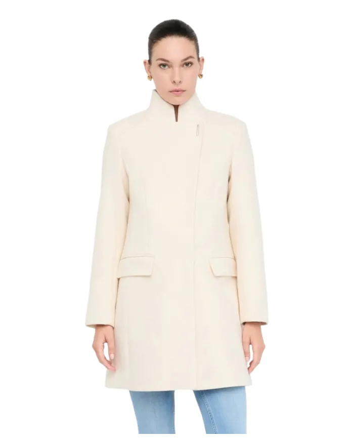 LIU JO Cappotto Donna MF5119J4873 AI 25/26 lana lungo con colletto alto 20304 NATURALE LIU JO Cappotto Donna MF5119J4873 AI 25/26 lana lungo con colletto alto 20304 NATURALE