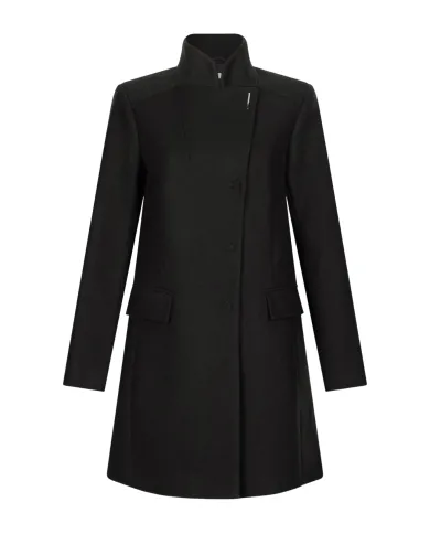 LIU JO Cappotto Donna MF5119J4873 AI 25/26 lana lungo con colletto alto 22222 NERO LIU JO Cappotto Donna MF5119J4873 AI 25/26 lana lungo con colletto alto 22222 NERO