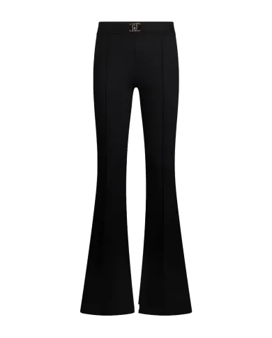 LIU JO Pantaloni Donna MF5143J9189 AI 25/26 viscosa stile flair con cinta 22222 NERO LIU JO Pantaloni Donna MF5143J9189 AI 25/26 viscosa stile flair con cinta 22222 NERO