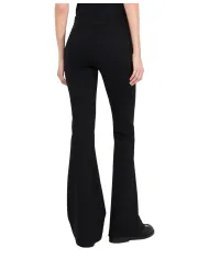 LIU JO Pantaloni Donna MF5143J9189 AI 25/26 viscosa stile flair con cinta 22222 NERO