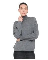 LIU JO Dolcevita Donna MF5234MA27R AI 25/26 viscosa con micro paillettes applicate 04485 GREY MET