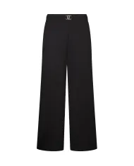 LIU JO Pantaloni Donna MF5260J1930 AI 25/26 relaxed stile flare cropped 22222 NERO