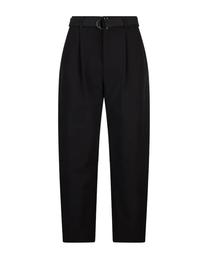 LIU JO Pantaloni Donna MF5266TS896 AI 25/26 stile balloon con cinta abbinata 22222 NERO LIU JO Pantaloni Donna MF5266TS896 AI 25/26 stile balloon con cinta abbinata 22222 NERO