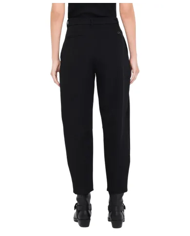LIU JO Pantaloni Donna MF5266TS896 AI 25/26 stile balloon con cinta abbinata 22222 NERO LIU JO Pantaloni Donna MF5266TS896 AI 25/26 stile balloon con cinta abbinata 22222 NERO