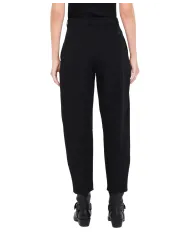 LIU JO Pantaloni Donna MF5266TS896 AI 25/26 stile balloon con cinta abbinata 22222 NERO