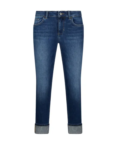 LIU JO Jeans Donna UF5006D4615 AI 25/26 denim skinny stile cropped 78539 Den blue winner LIU JO Jeans Donna UF5006D4615 AI 25/26 denim skinny stile cropped 78539 Den blue winner