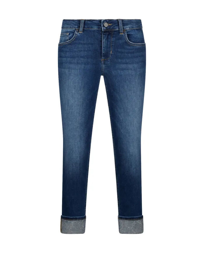 LIU JO Jeans Donna UF5006D4615 AI 25/26 denim skinny stile cropped 78539 Den blue winner LIU JO Jeans Donna UF5006D4615 AI 25/26 denim skinny stile cropped 78539 Den blue winner