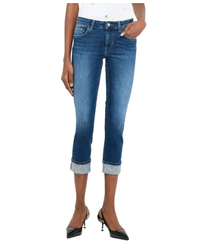 LIU JO Jeans Donna UF5006D4615 AI 25/26 denim skinny stile cropped 78539 Den blue winner LIU JO Jeans Donna UF5006D4615 AI 25/26 denim skinny stile cropped 78539 Den blue winner