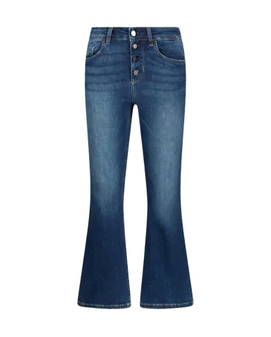 LIU JO Jeans Donna UF5040D4615 AI 25/26 denim stile cropped flare 78539 Den blue winner LIU JO Jeans Donna UF5040D4615 AI 25/26 denim stile cropped flare 78539 Den blue winner