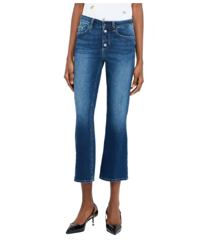 LIU JO Jeans Donna UF5040D4615 AI 25/26 denim stile cropped flare 78539 Den blue winner LIU JO Jeans Donna UF5040D4615 AI 25/26 denim stile cropped flare 78539 Den blue winner