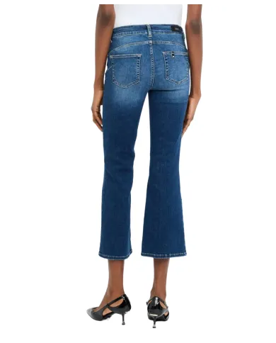 LIU JO Jeans Donna UF5040D4615 AI 25/26 denim stile cropped flare 78539 Den blue winner LIU JO Jeans Donna UF5040D4615 AI 25/26 denim stile cropped flare 78539 Den blue winner