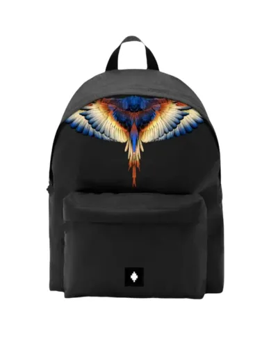 COUNTY OF MILAN Zaino Uomo COMAF250107 AI 25/26 classico con stampa wings 01 nero/yellow wings COUNTY OF MILAN Zaino Uomo COMAF250107 AI 25/26 classico con stampa wings 01 nero/yellow wings