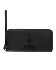 COUNTY OF MILAN Portafoglio Donna COMAF250171 AI 25/26 ecopelle basic con logo 01 NERO