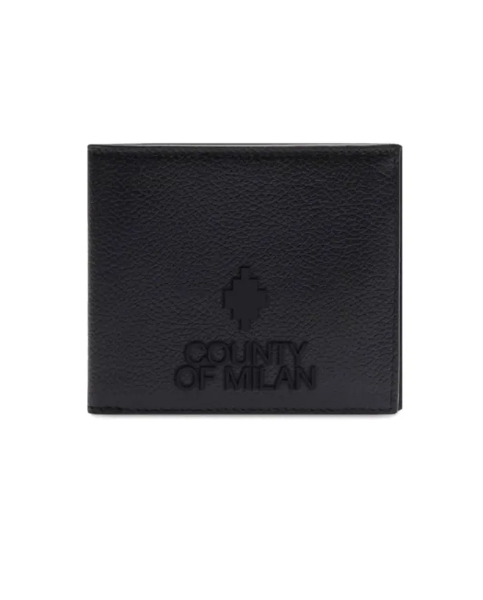 COUNTY OF MILAN Portafoglio Uomo COMAF250176 AI 25/26 ecopelle con logo 01 NERO COUNTY OF MILAN Portafoglio Uomo COMAF250176 AI 25/26 ecopelle con logo 01 NERO