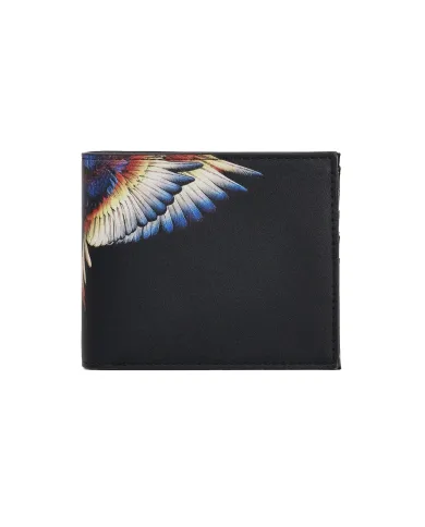 COUNTY OF MILAN Portafoglio Uomo COMAF250176 AI 25/26 ecopelle con stampa wings 01 nero/yellow wings COUNTY OF MILAN Portafoglio Uomo COMAF250176 AI 25/26 ecopelle con stampa wings 01 nero/yellow wings