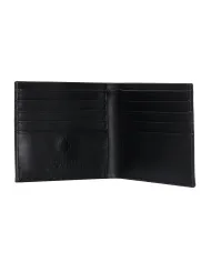 COUNTY OF MILAN Portafoglio Uomo COMAF250176 AI 25/26 ecopelle con stampa wings 01 nero/yellow wings