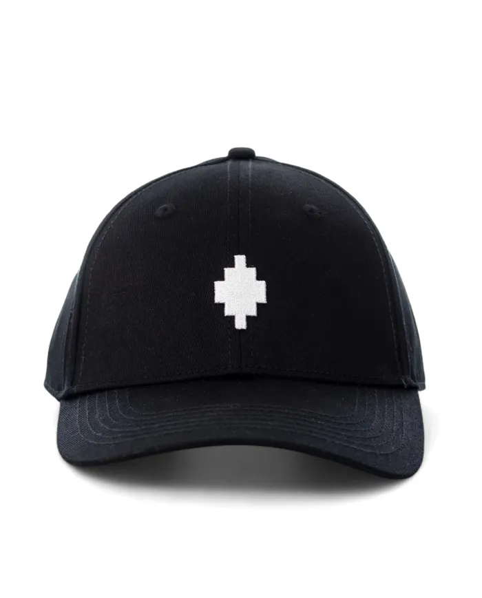 COUNTY OF MILAN Cappello Uomo COMAF250182 AI 25/26 cotone con ricamo logato applicato 09 NERO/BIANCO COUNTY OF MILAN Cappello Uomo COMAF250182 AI 25/26 cotone con ricamo logato applicato 09 NERO/BIANCO