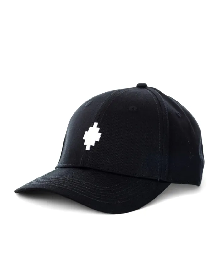COUNTY OF MILAN Cappello Uomo COMAF250182 AI 25/26 cotone con ricamo logato applicato 09 NERO/BIANCO COUNTY OF MILAN Cappello Uomo COMAF250182 AI 25/26 cotone con ricamo logato applicato 09 NERO/BIANCO