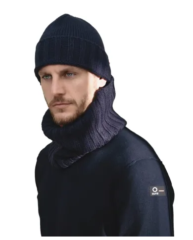SUNS Cappellino Uomo CAS63001U HORSE AI 25/26 a coste con risvolto V1 DARK BLU