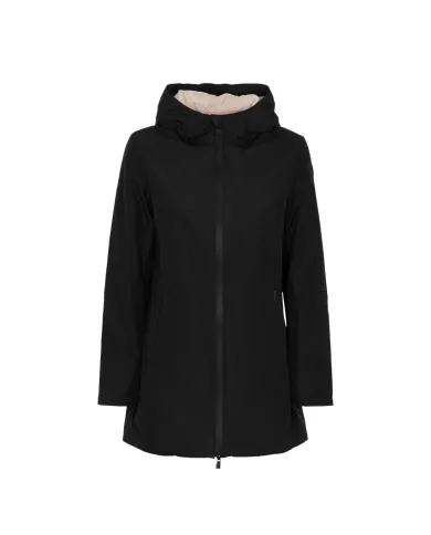 SUNS Parka Donna GBS53004D AURELIA AI 25/26 lungo con cappuccio e ecopelliccia interna. V3 BLACK SUNS Parka Donna GBS53004D AURELIA AI 25/26 lungo con cappuccio e ecopelliccia interna. V3 BLACK