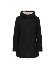 SUNS Parka Donna GBS53004D AURELIA AI 25/26 lungo con cappuccio e ecopelliccia interna. V3 BLACK SUNS Parka Donna GBS53004D AURELIA AI 25/26 lungo con cappuccio e ecopelliccia interna. V3 BLACK