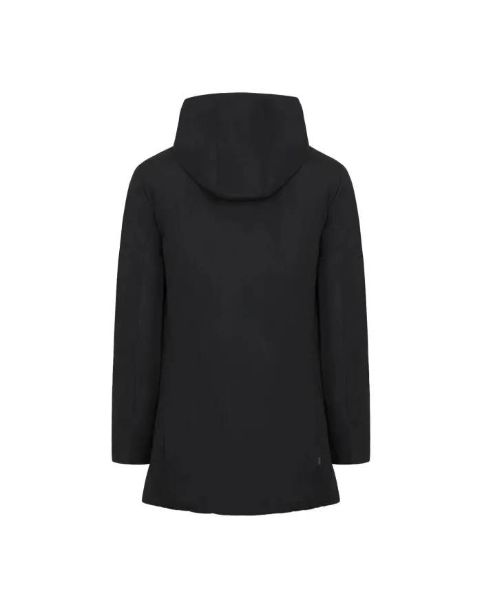 SUNS Parka Donna GBS53004D AURELIA AI 25/26 lungo con cappuccio e ecopelliccia interna. V3 BLACK SUNS Parka Donna GBS53004D AURELIA AI 25/26 lungo con cappuccio e ecopelliccia interna. V3 BLACK