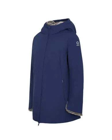 SUNS Parka Donna GBS53020D MARMOLADA AI 25/26 con cappuccio e interno in eco pelliccia V6 BLU STONE SUNS Parka Donna GBS53020D MARMOLADA AI 25/26 con cappuccio e interno in eco pelliccia V6 BLU STONE