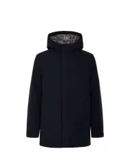 SUNS Giubbotto Uomo GBS53045U GRANSASSO FUR AI 25/26 con cappuccio e interno in eco pelliccia V2 DARK BLU